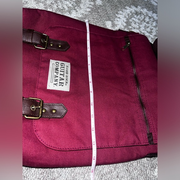 Hard Rock burgundy satchel/Messenger bag✨ - Picture 16 of 17